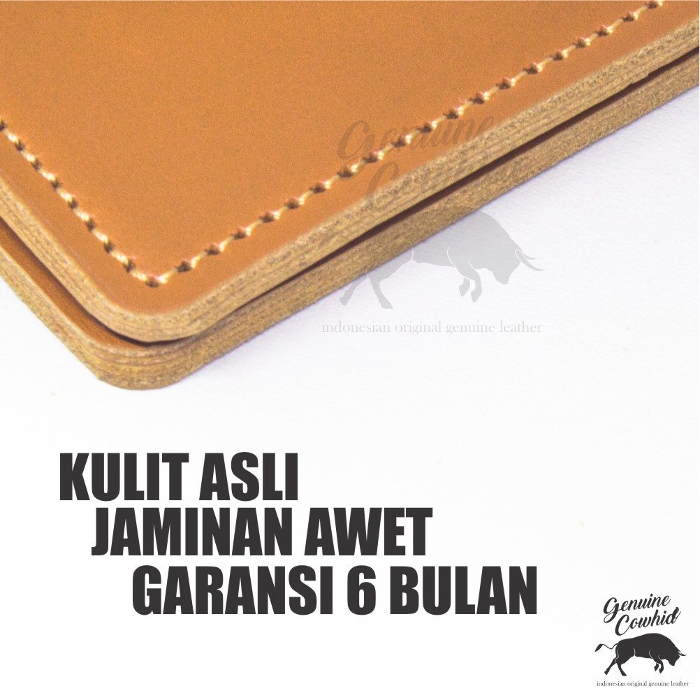 Dompet 3/4 Full kulit Tebal - Dompet Kulit Asli - Garansi 6 Bulan