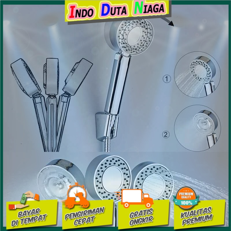 BAKALA Kepala Shower Mandi Double Sided Round Shower - BR-2017520