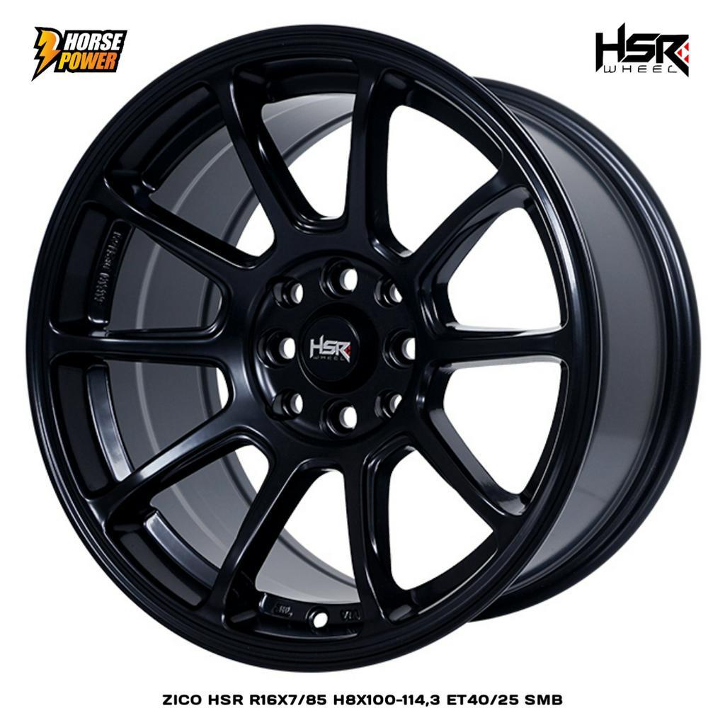 R16 VELG MOBIL RACING - HSR ZICO - RING 16 HSR WHEEL LEBAR BELAKANG