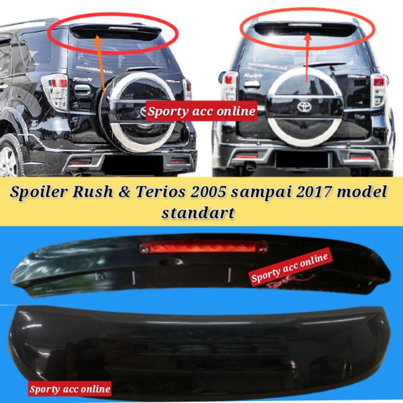 Spoiler rush terios 2005-2016 original