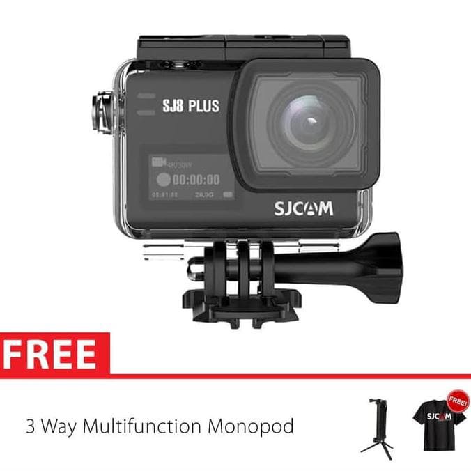 SJCAM SJ8 PLUS 4K Touchscreen Action Kamera 3 Way Monopod