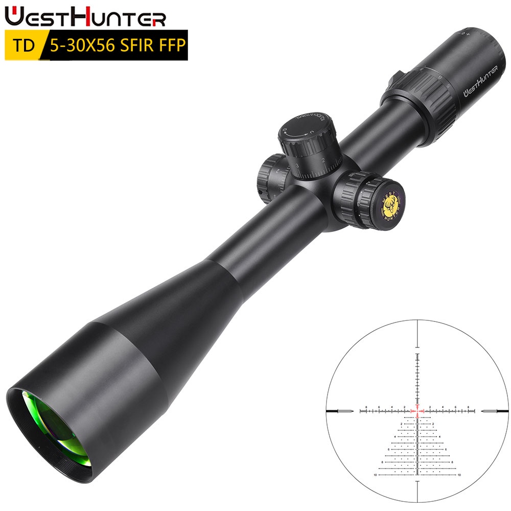 Teleskop Telescope WESTHUNTER TD 5-30X56 SFIR FFP Tube 34