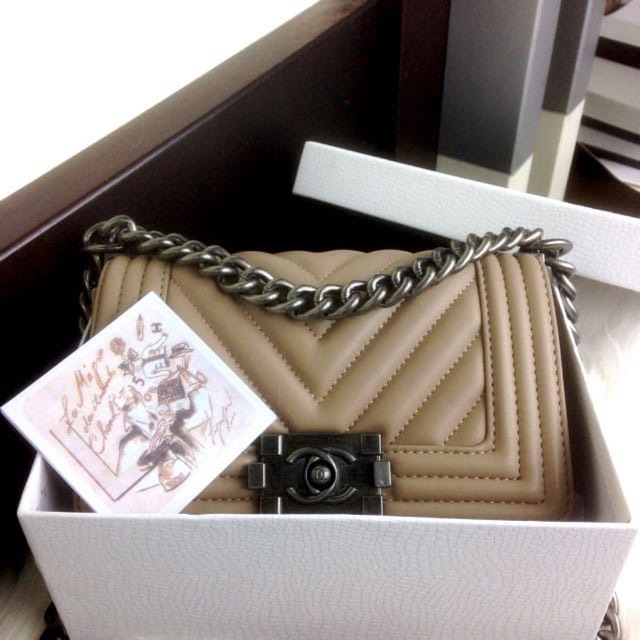Tas Chanel Boy Chevron | Rp.390.000