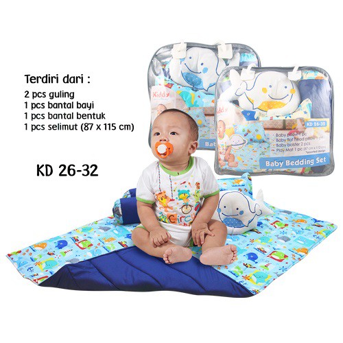 Kiddy Bedding Set Bayi / Baby Bedcover Set / Alas Tidur Bayi