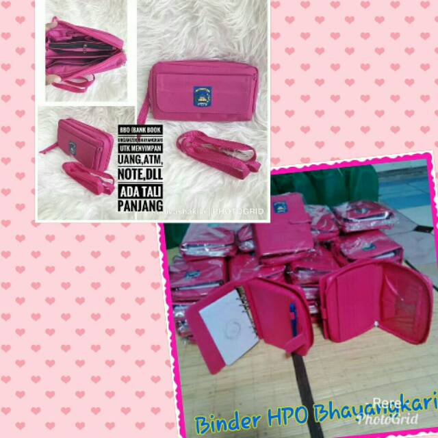 

Bag book organizer atau binder Hpo Bhayangkari