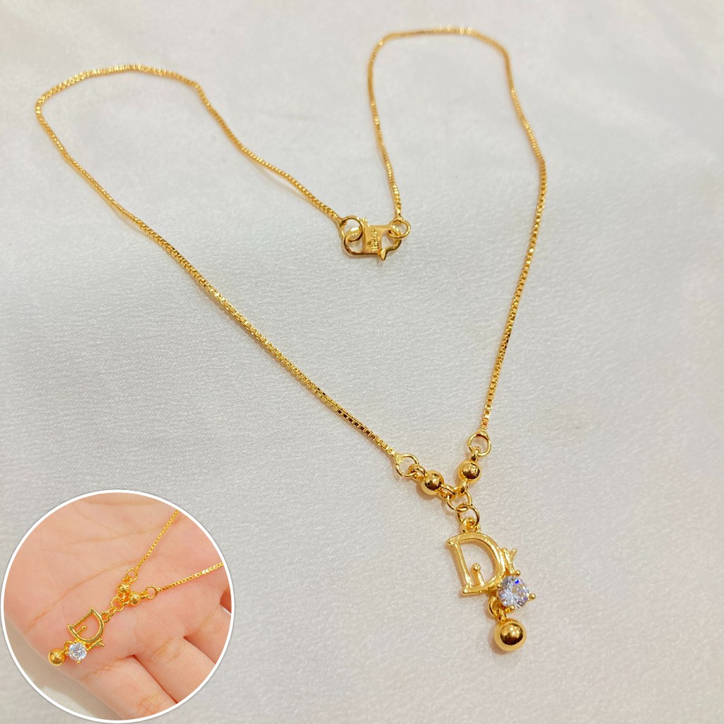 [NOIN] Kalung Koye Permata Lapis Emas 18K Aksesoris Wanita KLE-001