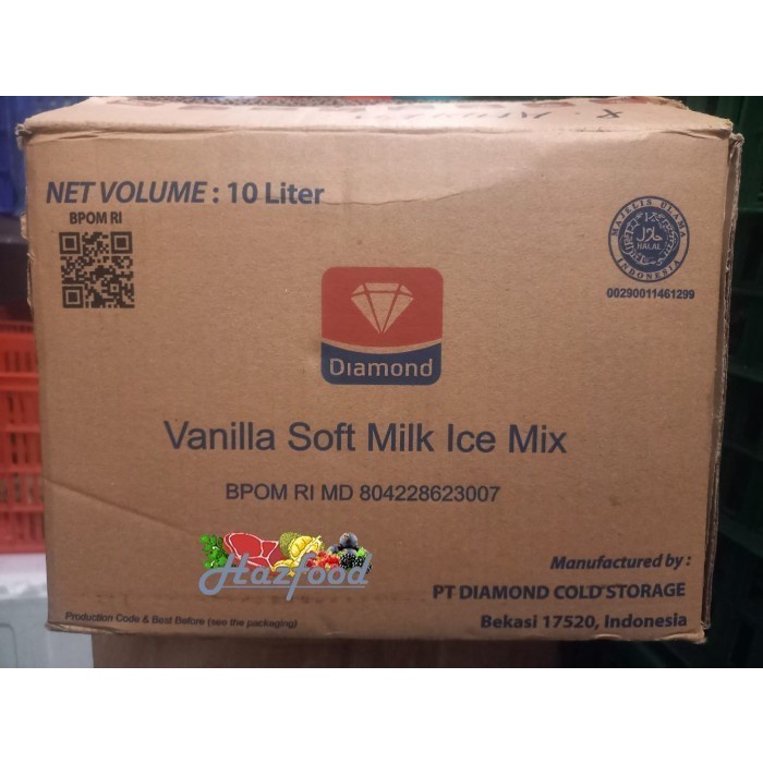 

Diamond Vanila Soft Milk Ice MIX 10 Liter