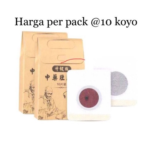 [1pack-10pcs] Koyo Pelangsing Perut Magnet Herbal Alami Diet Skim