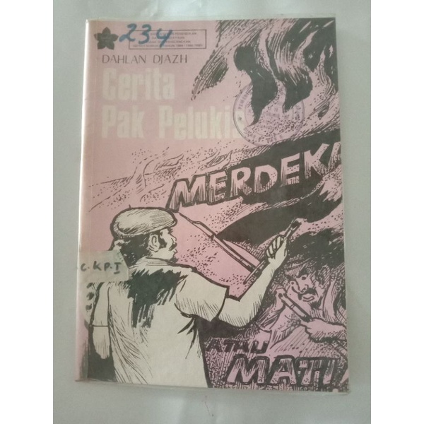 cerita pak pelukis - buku jadul - buku perpustakaan