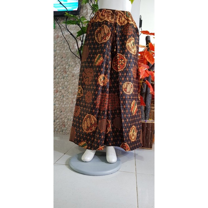 Terlaris kulot bray panjang rok celana batik hitam putih klasik cutbray sogan TERMURAH