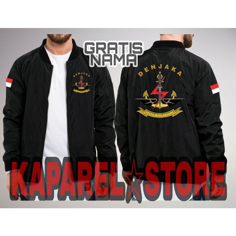 Jaket bomber Denjaka/Bomber denjaka/Atasan Pria Wanita Denjaka Terlaris  Logo denjaka Terbaru