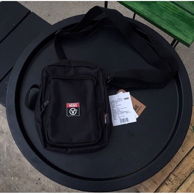 VANS BAIL SHOULDER BAG BLACK SELEMPANG TAS