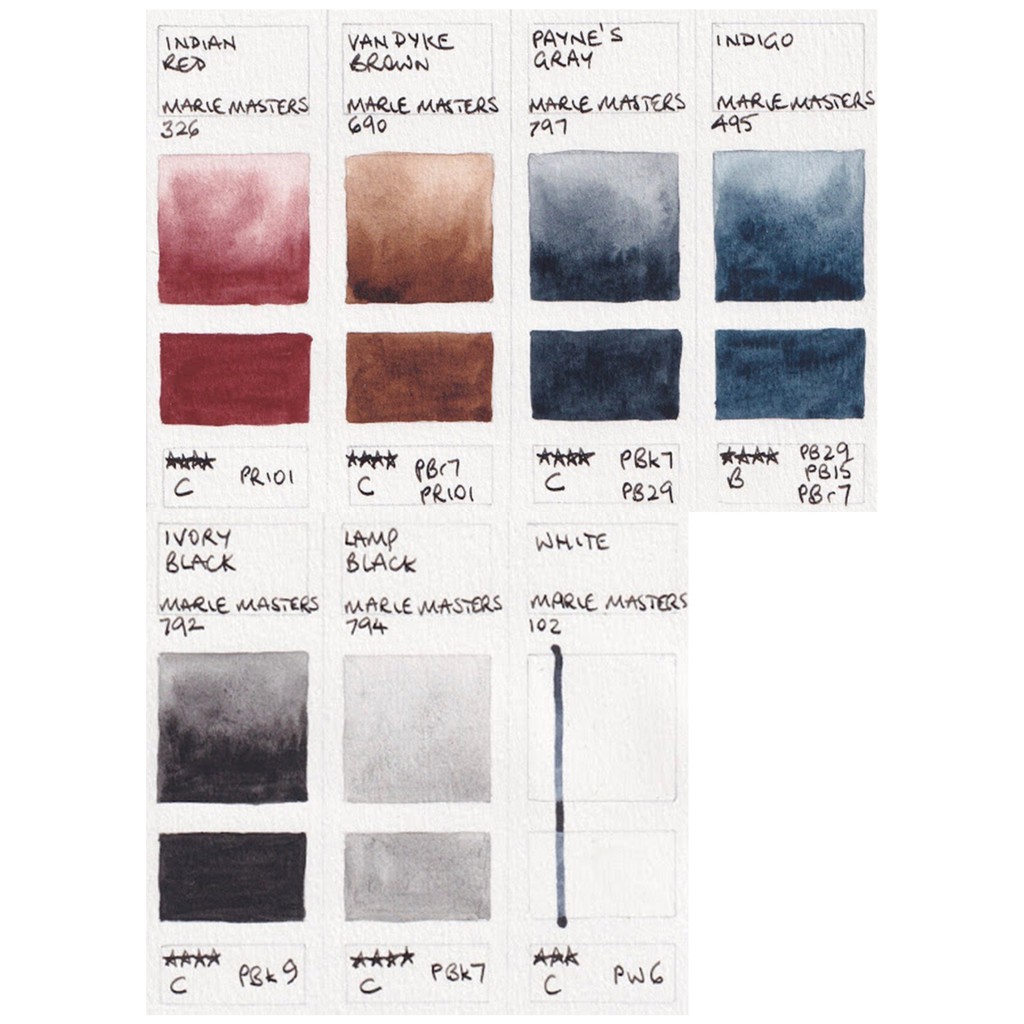 Maries Masters Watercolour - Series A