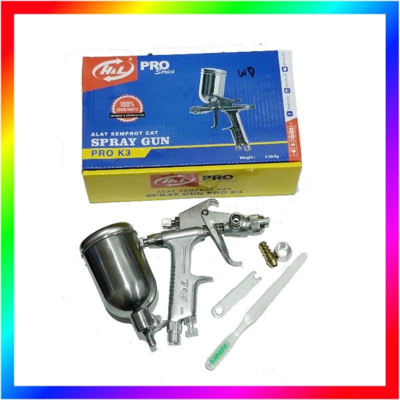 SPRAY GUN CAT HNL K3 H&amp;L PRO TABUNG ATAS