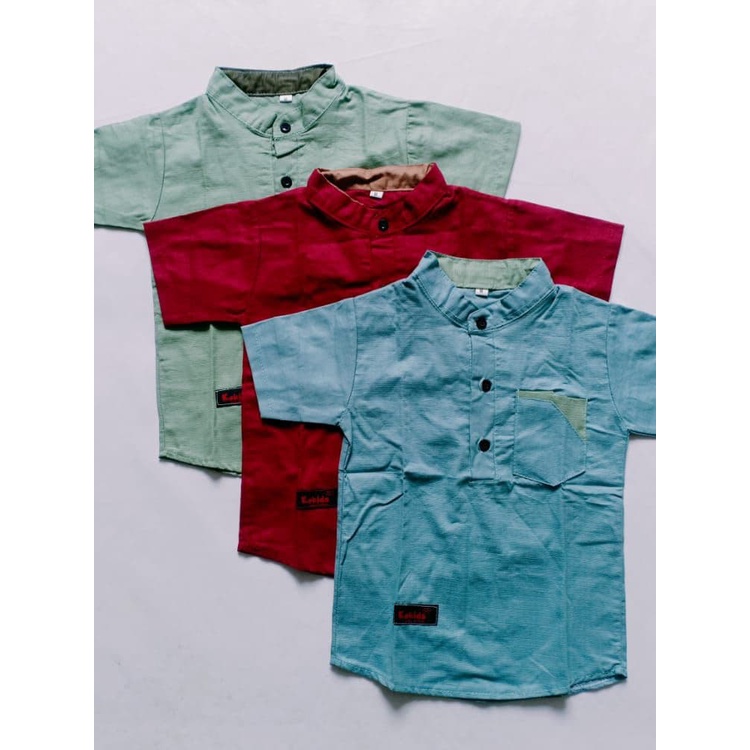 kemeja anak kemeja kemko kemeja koko kemeja pendek anak kemeja polos laris-2