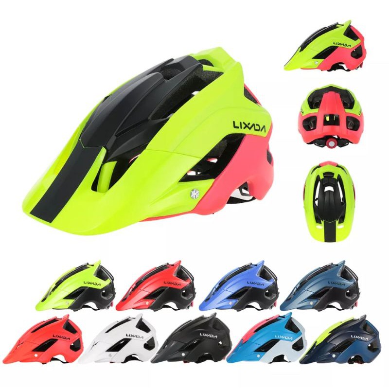 Helm Sepeda Gunung Lixada MTB Visor Gowes Original Import