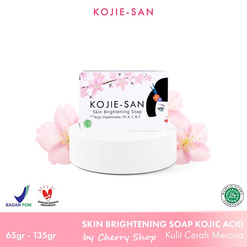 [READY] [65GR] [BPOM] Kojie-San - Brightening Soap Kojic 65 gr | Kojic Acid Sakura Ekstrak | Kojie San Sabun