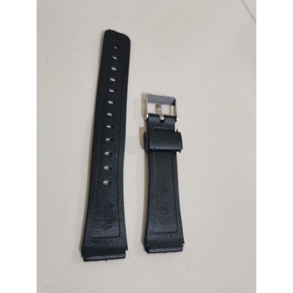 STRAP TALI JAM TANGAN CASIO F-91W gesper hitam berkualitas