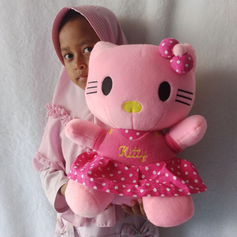 boneka hello Kitty Polkadot TANGGUNG