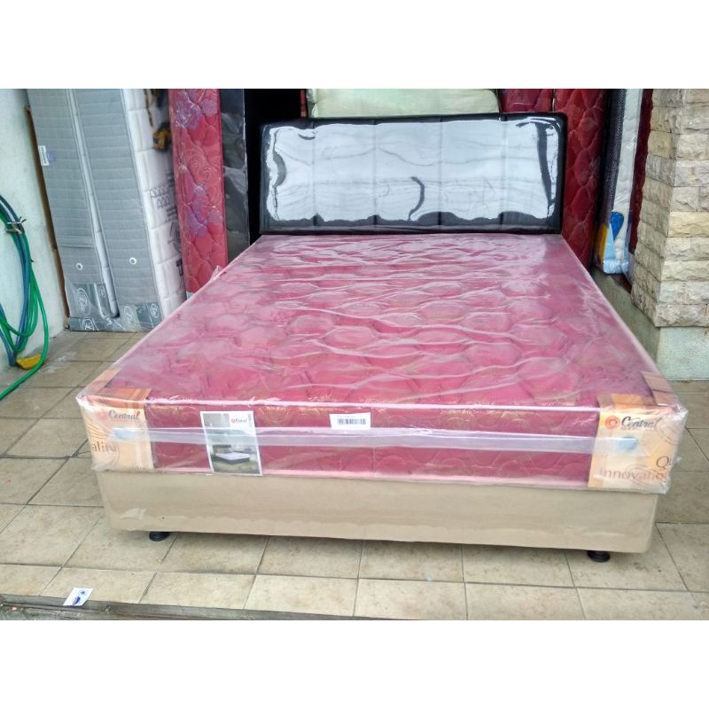 Promo Set Central Premier deluxe bed set 160 x 200 kasur spring bed Terlaris dikelasnya awet bergara