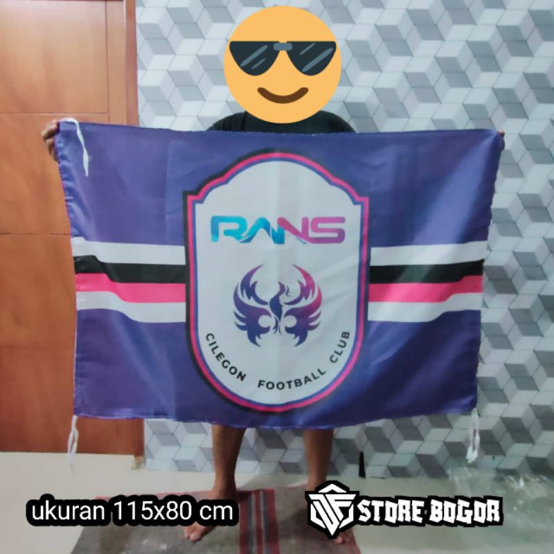 BENDERA RANS CILEGON FC FLAG UKURAN BESAR