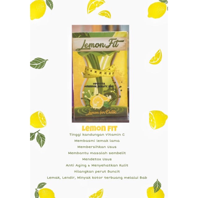 

Paket lemon (mohon chat dulu sebelum membeli tersedia juga choco)