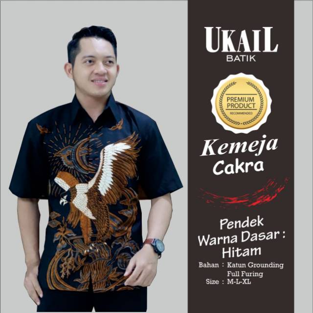 Kemeja batik cakra