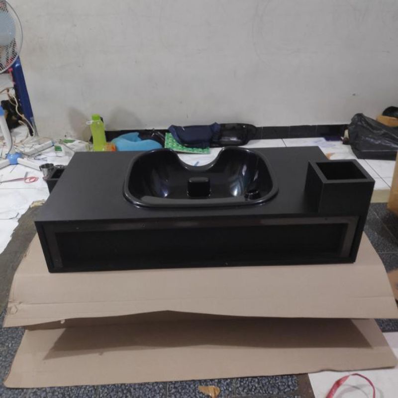 Washbak Meja keramas Portable/Wasbak Keramas