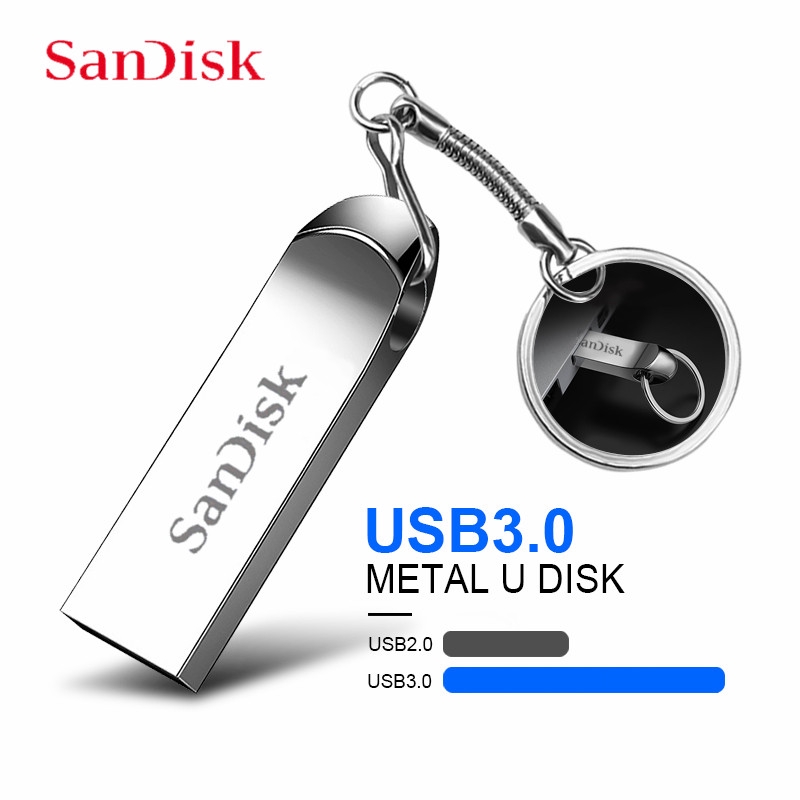 Sandisk USB 3.0 Flash Drive 64GB 32GB Pen Drive  High Speed Waterproof  USB Dtick On Key