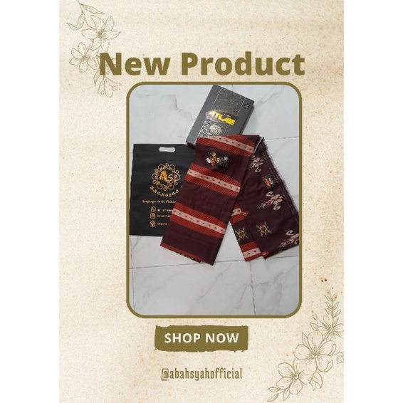 sarung Atlas spesial rayon songket kembang