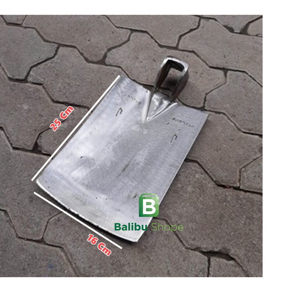 Cangkul Sawah lebar 17 cm / pacul putih cap garpu Cangkul Baja Putih Isen Asli Tajam Kualitas Terjam