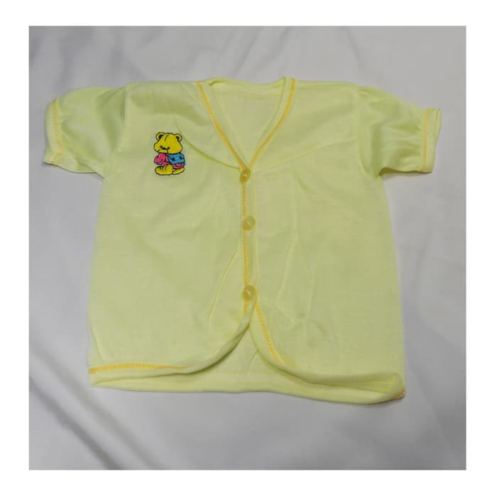 1/2 lusin (6 pcs) baju bayi lengan pendek warna - murah