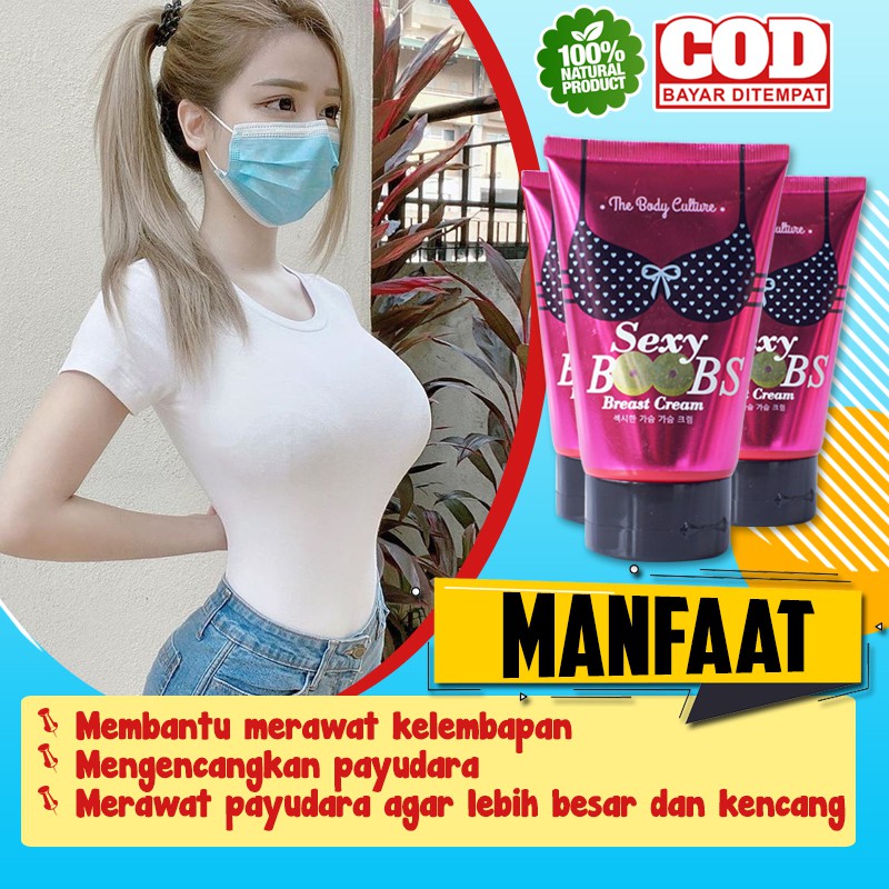 [Bisa COD] Sexy Boobs Breast Cream The Body Culture Original BPOM Pengencang  Pembesar Payudara