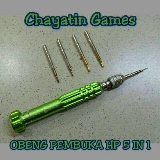 OBENG TOOLS PEMBUKA IPHONE / HP / PONSEL ( Obeng  HP 5 IN 1 )