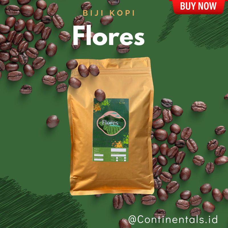 

Biji Kopi 100% Full Arabica Flores Bajawa Roasted Commercial - 250