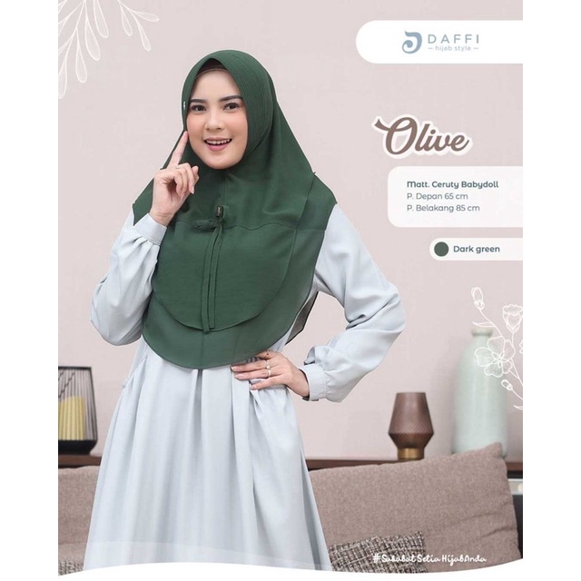 DAFFI HIJAB OLIVE
