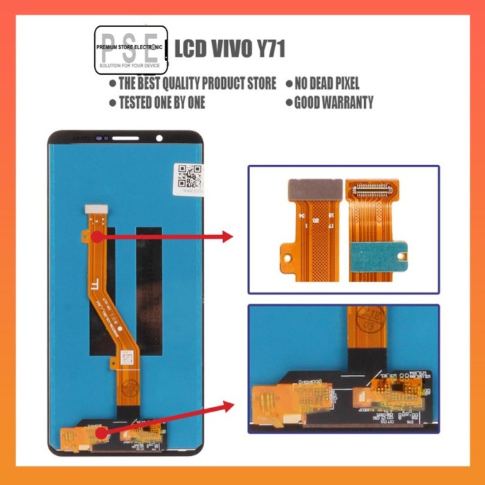 LCD Vivo Y71 Versi OLED ORIGINAL Fullset Touchscreen Garansi