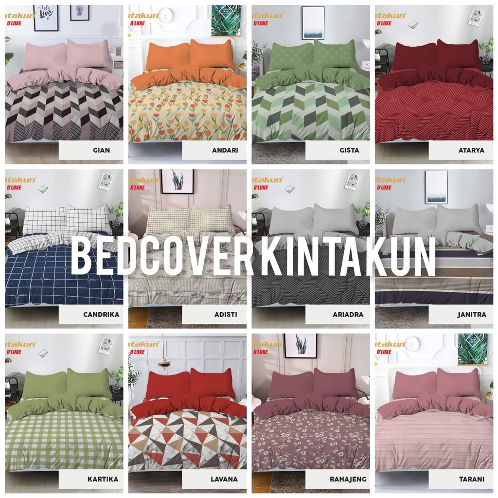 BEDCOVER ONLY KINTAKUN TERBARU TANPA SPREI