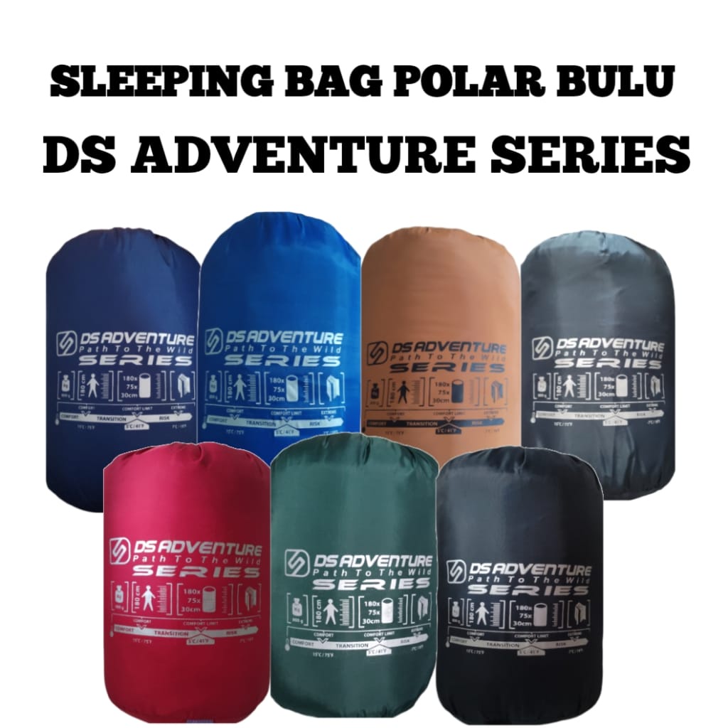 Sleeping bag polar bulu tebal lembut Ds Adventure series - sliping bag gunung - sleping bag bulu - sleeping bag - sleping bag - kantong tidur camping - kantong tidur dewasa - selimut camping - sliping bag bulu