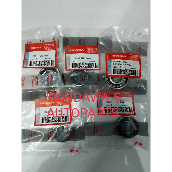 Jual BEARING SET GIGI RASIO GARDAN BEAT FI, SCOOPY FI, SPACY FI, VARIO