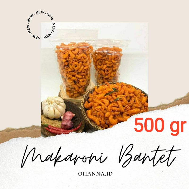 

[BISA COD] PROMO Termurah Macaroni Makroni Bantet Pedas Gurih enak