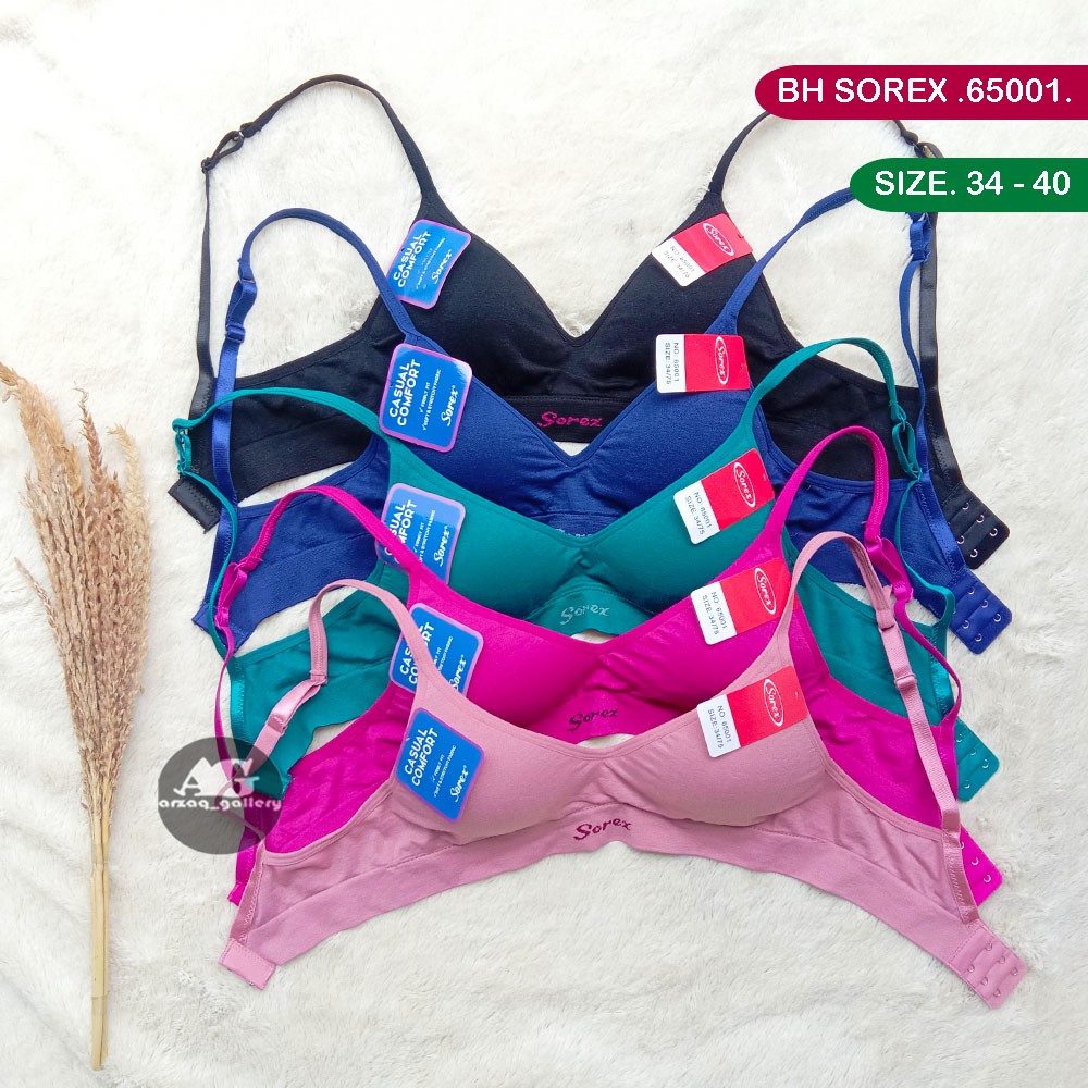 BH SOREX SPORT 65001 | pakaian dalam [ VII B8 ] wanita sorex | Bra sorex busa sport kancing 2