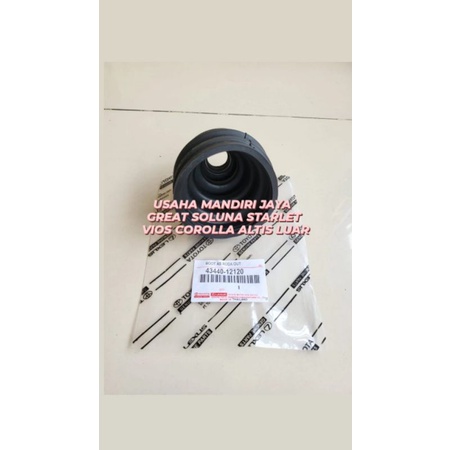 KARET BOOT AS RODA CV JOINT LUAR COROLLA GREAT STARLET