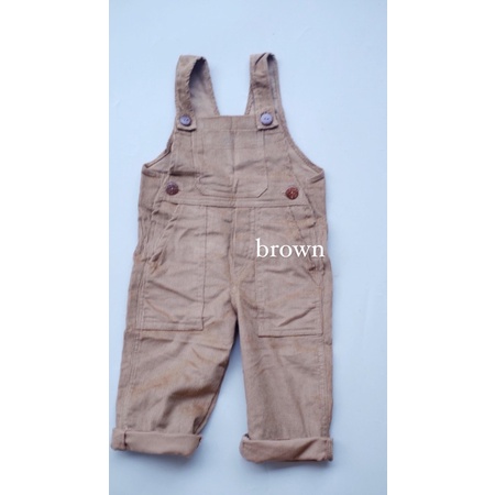 90’s long overalls cameelbaby (etalase 2) #UNISEX