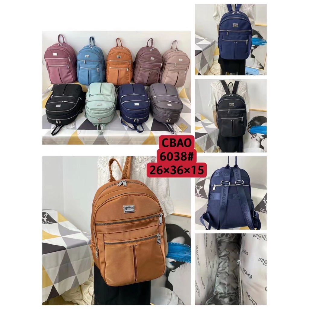 Tas Wanita Import Ransel CHIBAO CB6038 6038 Parasut Super Quality Impor