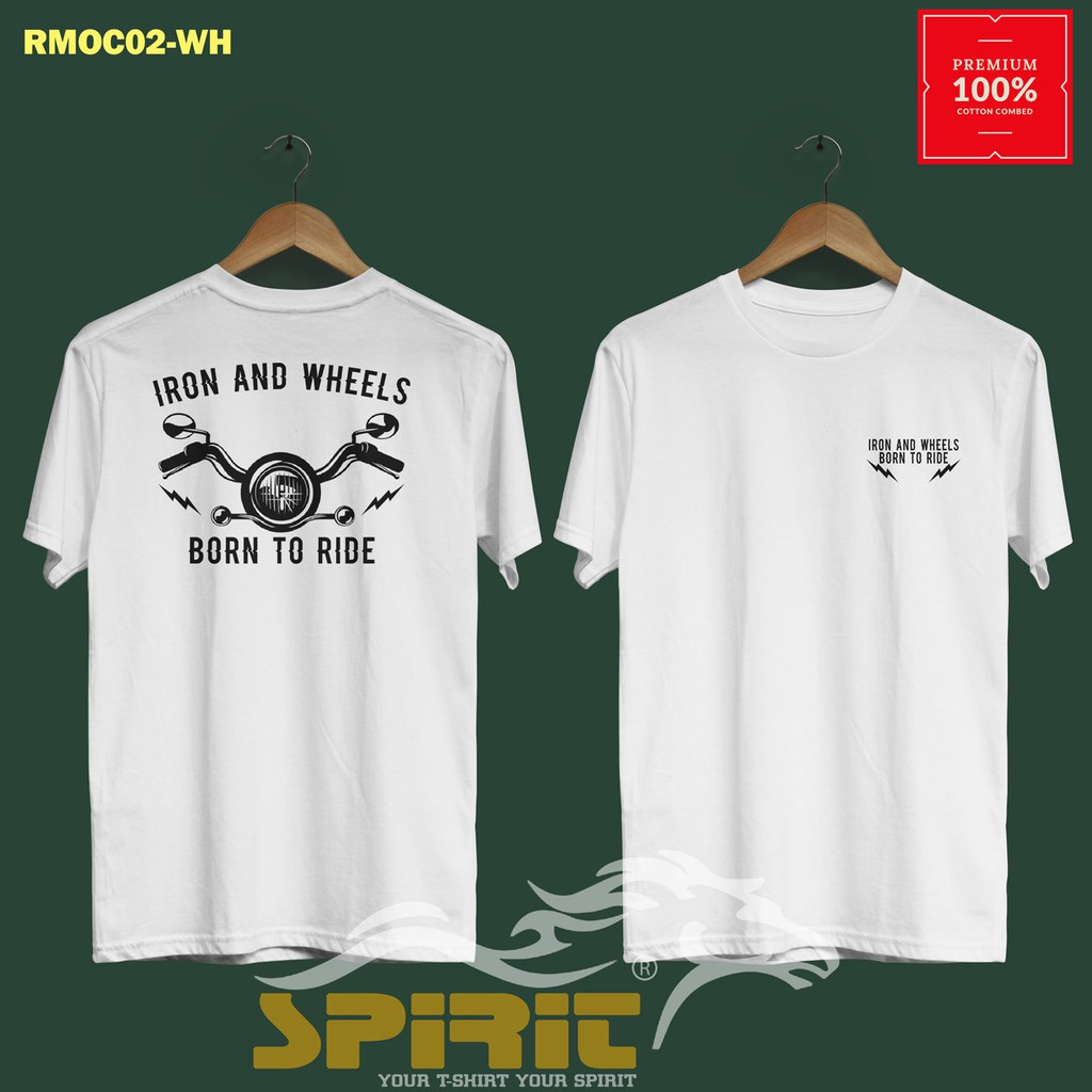 Kaos Motor Racing Sport Rider Born For Speed Pria