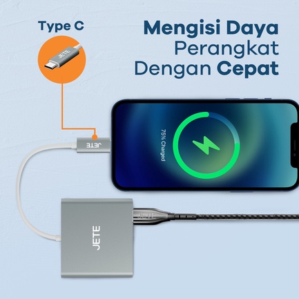 Converter HDMI USB 3 in 1 JETE X2 - Garansi 2 Tahun Rusak Tukar Baru