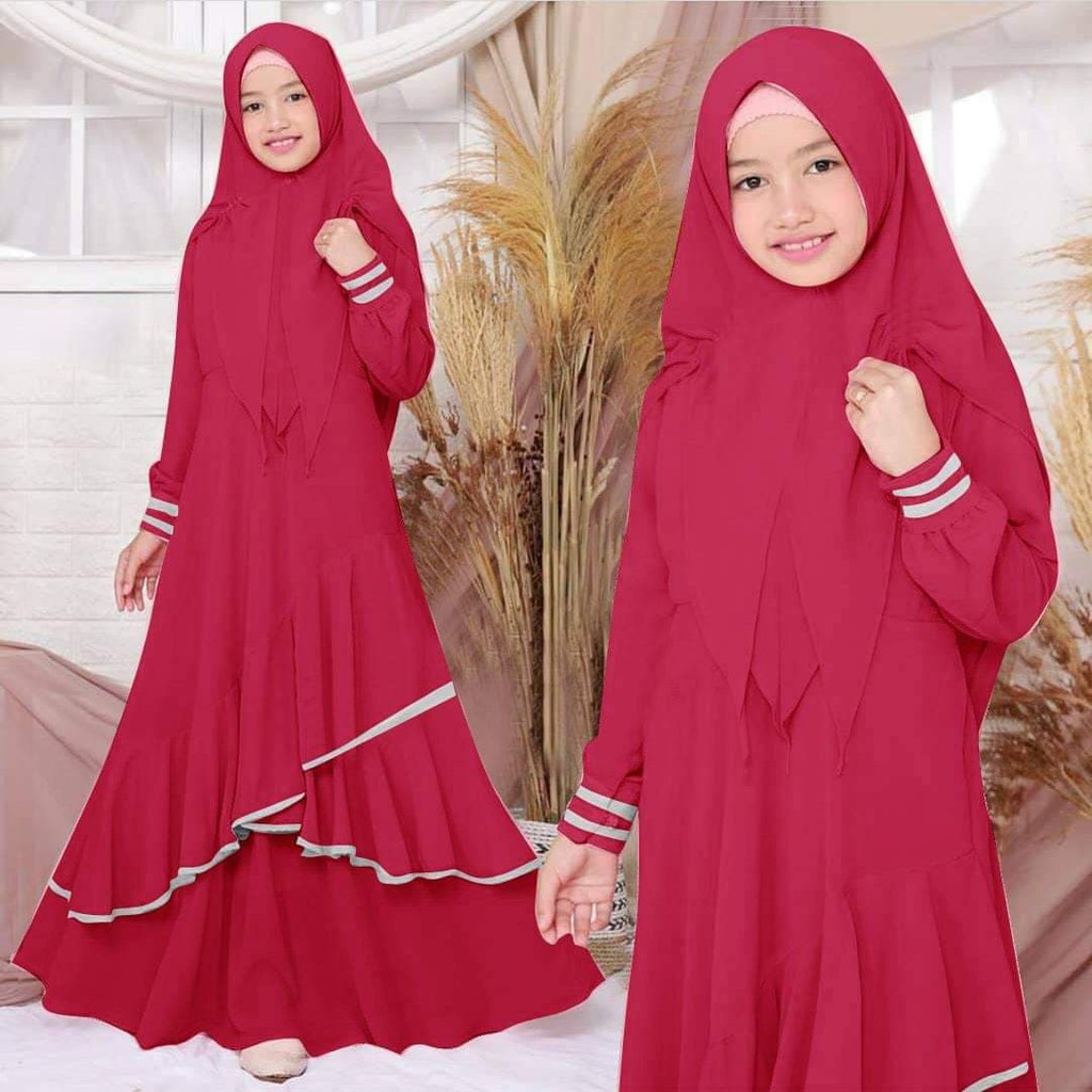 SMARTDN- Best Promo Baju muslim anak perempuan gamis syari Lisa Fanta baju anak lis KTF Sale