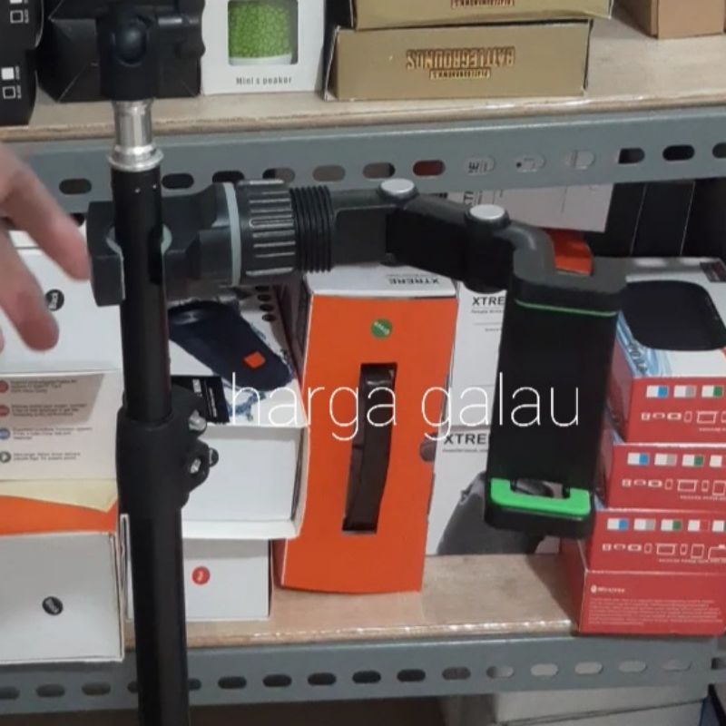 Tempat Handphone Jepit di mobil / holder hp meja Hargagalau