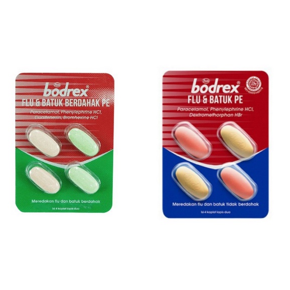 Bodrex Flu &amp; Batuk PE 4's per strip